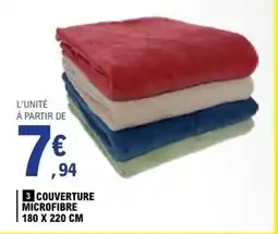 E.Leclerc COUVERTURE MICROFIBRE offre
