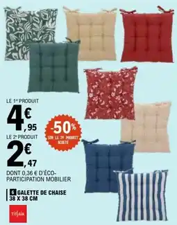 E.Leclerc GALETTE DE CHAISE offre
