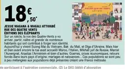 E.Leclerc JESSIE MAGANA & MAGALI ATTIOGBÉ RUE DES QUATRE VENTS ÉDITIONS DES ÉLÉPHANTS offre