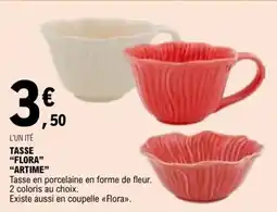 E.Leclerc TASSE FLORA,ARTIME offre