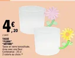E.Leclerc TASSE FLORA,ARTIME offre