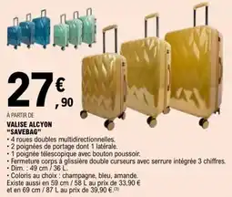 E.Leclerc VALISE ALCYON SAVEBAG offre