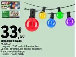 E.Leclerc GUIRLANDE SOLAIRE XXCELL offre