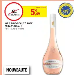 Intermarché Parad'isula igp île-de-beauté rosé offre
