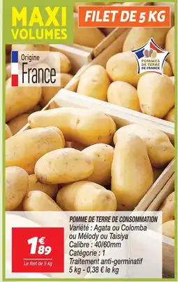 Netto Filet de pommes de terre 5 kg offre