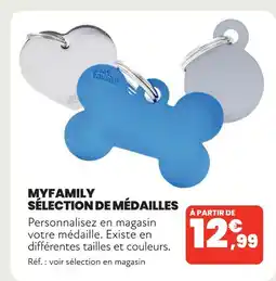 Animalis Myfamily sélection de médailles offre