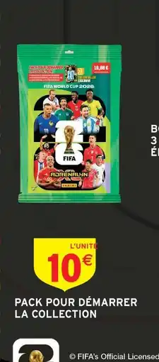 Intermarché Fifa pack pour démarrer la collection offre