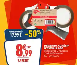 Bureau Vallée Sign dévidoir adhésif d'emballage offre