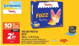 Netto Netto fuzz goût fruité x8 offre