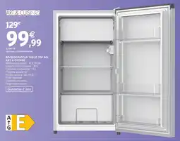 Intermarché Art & cuisine réfrigérateur table top 90l offre
