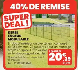 Animalis Kerbl enclos modulable offre