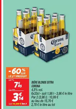Netto Corona bière blonde extra offre