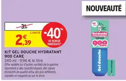 Intermarché 900 care kit gel douche hydratant offre