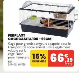 Animalis Ferplast cage casita 100 - 96cm offre