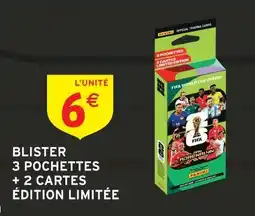 Intermarché Panini blister 3 pochettes + 2 cartes édition limitée offre