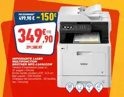 Bureau Vallée Brother imprimante laser multifonction mfc-l8690cdw offre