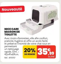 Animalis Nice care maison de toilette offre