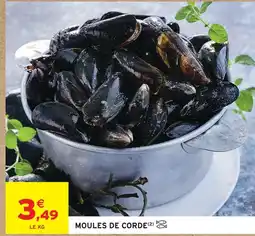Intermarché Moules de corde offre