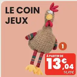 Animalis Trixie peluche coq - 60cm offre
