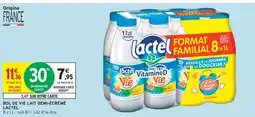 Intermarché Lactel bol de vie lait demi-écrémé offre