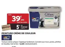 Bricomarché Dulux - peinture crème de couleur offre