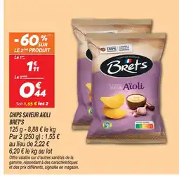 Netto Bret's chips saveur aïoli offre