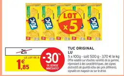 Intermarché Lu tuc original offre