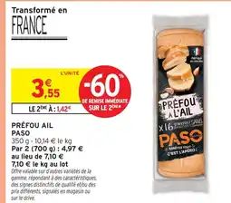 Intermarché Paso préfou à l'ail offre
