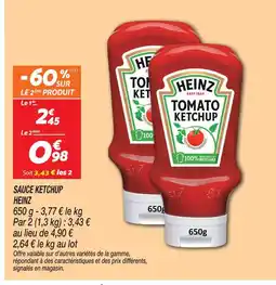 Netto Heinz tomato ketchup offre