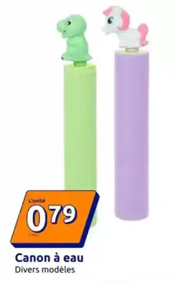 Action Canon - à eau offre