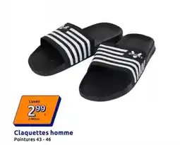 Action Claquettes homme offre