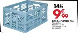 La Foir'Fouille Caisse pliante 45l offre