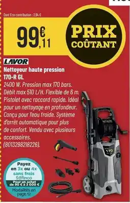 Bricorama Lavor - nettoyeur haute pression 170 r offre