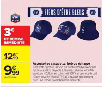 Accessoires casquette, bob ou écharpe