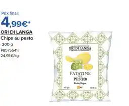 Costco ORI DI LANGA Chips au pesto offre