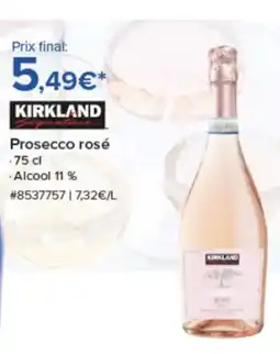 Costco KIRKLAND Prosecco rosé offre