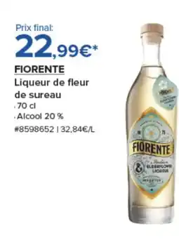 Costco FIORENTE Liqueur de fleur de sureau offre