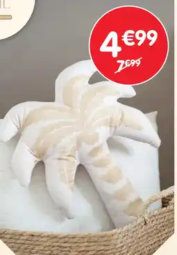 b&m Coussin palmier brodé offre