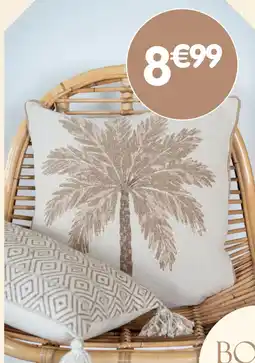b&m Coussin palmier en coton offre