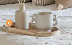 b&m Plateau rotin en bois offre