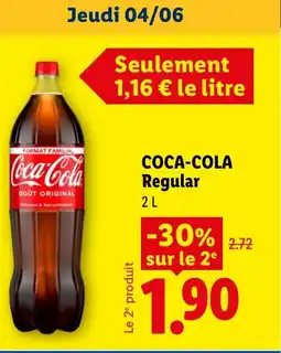 Lidl COCA-COLA Regular offre