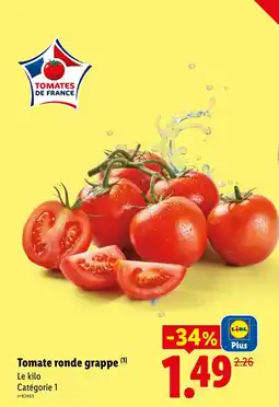 Lidl Tomate ronde grappe offre