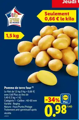 Lidl Pomme de terre four offre