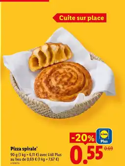 Lidl Pizza spirale offre