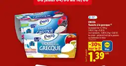 Lidl ENVIA Yaourts a la grecque offre