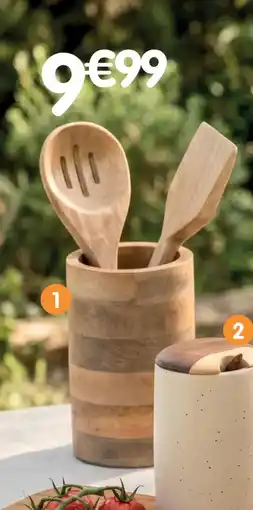 b&m Lot de 4 ustensiles avec pot offre