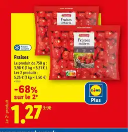 Lidl Fraises offre