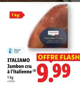Lidl ITALIAMO Jambon cru à l'italienne offre