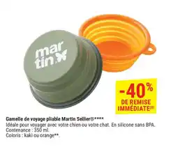Gamm vert Gamelle de voyage pliable Martin Sellier offre