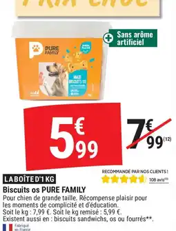 Gamm vert Biscuits os PURE FAMILY offre